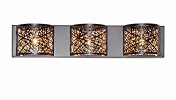 【中古】【輸入品・未使用】ET2 Lighting E21316-10BZ Bathroom Fixture with Metal Shades%ｶﾝﾏ% Bronze Finish by ET2 Lighting