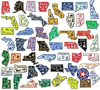 【中古】【輸入品・未使用】Complete State Map Magnet Collection by Classic Magnets