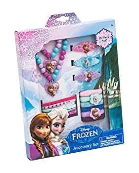 【中古】【輸入品・未使用】Disney Frozen Accesories 18-piece Accessory Set Includes 1 Necklace%カンマ% 1 Bracelet%カンマ% 3 Barrettes 6 Terries and 7 Elastics Plus 2 Bo|スカイマーケットプラス
