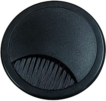 【中古】【輸入品・未使用】2インチ プラスチックブラシデスクグロメット ? ブラック(10個パック)