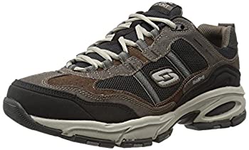 【中古】【インポート品・未当て嵌める】Skechers Sport Men\u0027s Vigor 2.0 Trait Memory Foam Sneaker%ｶﾝﾏ% Brown/Black%ｶﾝﾏ% 13 XW US