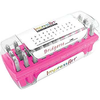 【中古】【輸入品・未使用】ImpressArt Lowercase Stamp Set%ｶﾝﾏ% 3mm%ｶﾝﾏ% Bridgette by ImpressArt