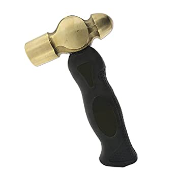 【中古】【輸入品・未使用】BeadSmith エルゴ 真鍮ハンマー フラットとドーム型フェイス 1ポンド [並行輸入品]