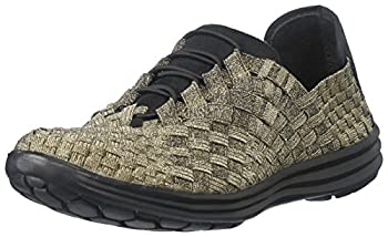 【中古】【インポート品・未当てはめる】Bernie Mev レディース Victoria ウォーキングシューズ%ｶﾝﾏ% ブロンズ%ｶﾝﾏ% 10.5-11