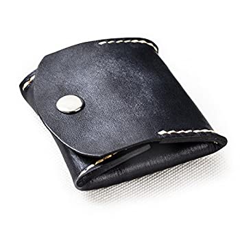 【中古】【輸入品・未使用】Ancicraftソフト本革コイン財布変更ポーチ財布byハンドメイドヴィンテージギフト カラー: ブラック
