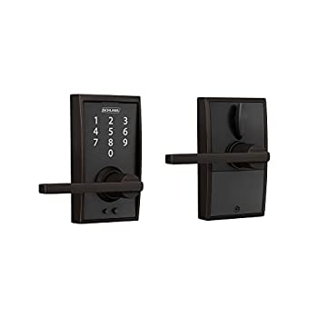 【中古】【輸入品・未使用】Schlage Touch Century Lock with Latitude Lever (Aged Bronze) FE695 CEN 716 LAT [並行輸入品]｜スカイマーケットプラス