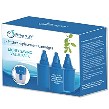 【中古】【輸入品・未使用】Pitcher of Life Filters Set of 3 by Life Ionizers