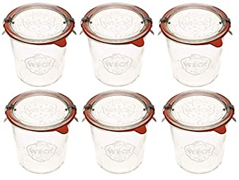 【中古】【輸入品・未使用】Weck 742 Mold Jar - .5 Liter%ｶﾝﾏ% Set of 6 by Weck
