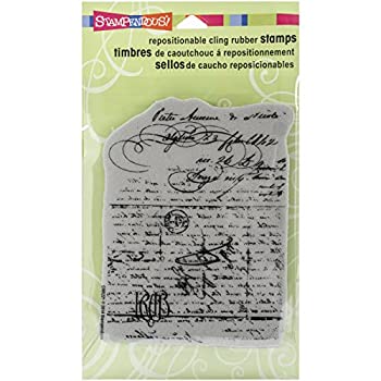 【中古】【インポート品・未当てはめる】Stampendous Cling Rubber Stamp 4%ﾀﾞﾌﾞﾙｸｫｰﾃ%X6%ﾀﾞﾌﾞﾙｸｫｰﾃ% Sheet-Vintage Letter (並行輸入品)