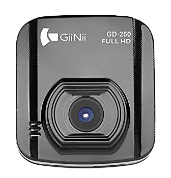 【中古】【インポート品・未当てはめる】GiiNii GD-250 1080P DashCamVideo Camera with 2.0-Inch LED Backlit (Black) by Giinii