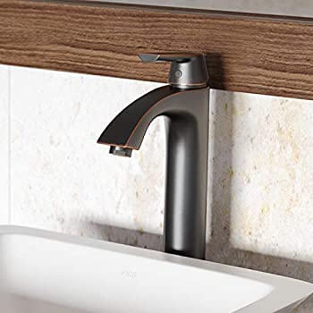【中古】【輸入品・未使用】VIGO Linus Single Lever Vessel Bathroom Faucet with Pop Up%ｶﾝﾏ% Antique Rubbed Bronze [並行輸入品]｜スカイマーケットプラス