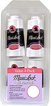 【中古】【輸入品・未使用】Maxi-Lock All Purpose Value Pack 4/Pkg-White (並行輸入品)