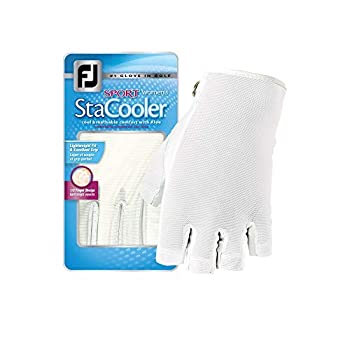 【中古】【輸入品・未使用】FootJoy StaCooler スポーツゴルフグローブ レディース ホワイト M 左手用