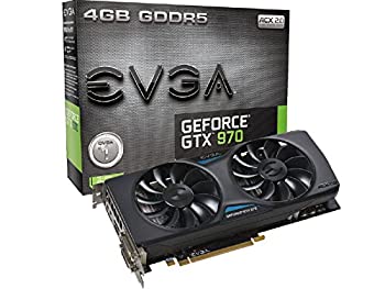 【中古】【インポート品・未当て嵌める】EVGA GeForce GTX 970 ACX 2.0 4GB GDDR5 256bit%ｶﾝﾏ% DVI-I%ｶﾝﾏ% DVI-D%ｶﾝﾏ% HDMI%ｶﾝﾏ% DP SLI Ready Graphics Card 04G-P4-2972-KR 並行輸入