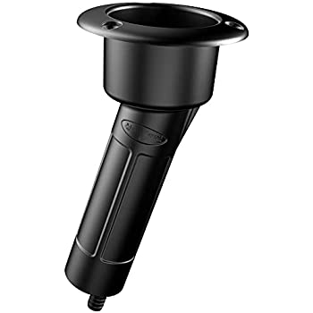 【中古】【輸入品・未使用】Mateシリーズ プラスチック15ロッドカップホルダー ? ドレイン? ラウンドトップ ? ブラック [P1015DB]