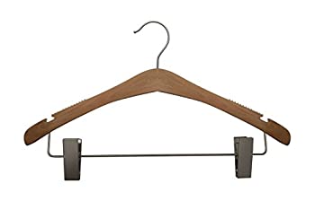 【中古】【輸入品・未使用】NAHANCO 30017RC Signature Wood Hangers%ｶﾝﾏ% Low Gloss Natural with Inset Grippers%ｶﾝﾏ% 16 3/4%ﾀﾞﾌﾞﾙｸｫｰﾃ% (Pack of 100) 141［並行輸入］