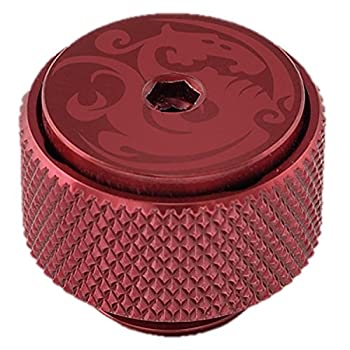 【中古】【輸入品・未使用】Bitspower G1/4インチ スレッド用 エアーエキゾースト フィッティング(継手) ディープブラッドレッド