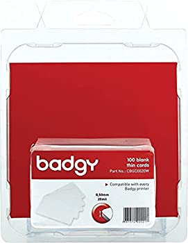 【中古】【輸入品・未使用】Evolis Badgy 20MIL 0.50MM Thick PVC Plastic Cards Qty 100 CBGC0020W by Evolis|スカイマーケットプラス