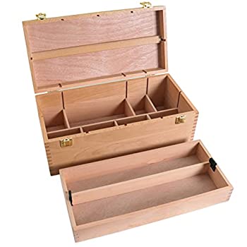 【中古】【インポート品・未当て嵌める】US Art Supply Artist Wood Pastel%ｶﾝﾏ% Pen%ｶﾝﾏ% Marker Storage Box with Drawer(s) (Large Tool Box) by US Art Supply