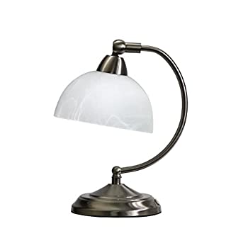 【中古】【輸入品・未使用】Elegant Designs LT2029-BSN Mini Modern Banker Desk Lamp Touch Control Base%ｶﾝﾏ% Brushed Nickel by Elegant Designs [並行輸入品]