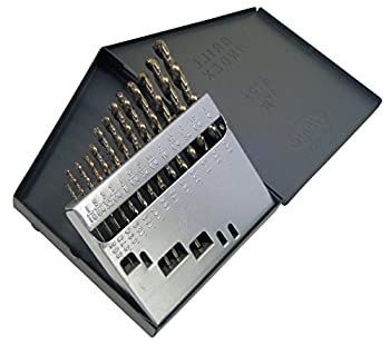【中古】【輸入品・未使用】Cle-Line C21107 135 Degree Heavy-Duty Cobalt Jobber Length Drill Set in Metal Case %ｶﾝﾏ% 13 Pieces by Cle-line