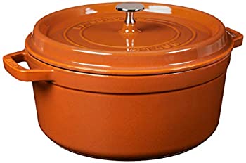 【中古】【輸入品・未使用】Staub 11026806 Round Cocotte Oven%カンマ% 5.5 quart%カンマ% Burnt Orange/Cinnamon by Staub