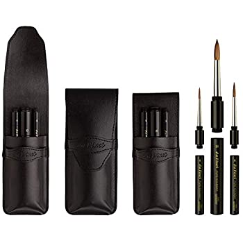 【中古】【輸入品・未使用】Da Vinci Series 1503 %ダブルクォーテ%Pocket%ダブルクォーテ% Brush Selected Pure Kolinsky travel Case (Sizes 4%カンマ% 6%カンマ% 10)|スカイマーケットプラス