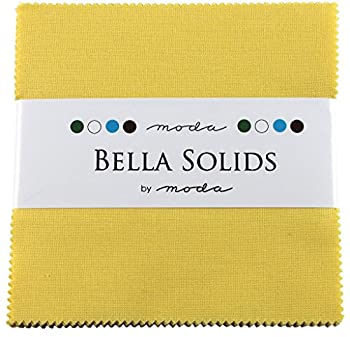 【中古】【輸入品・未使用】Bella Solids 30 Yellow Charm Pack 42 Squares 5 Moda Fabrics 9900PP 23S by Moda Fabrics