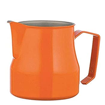 【中古】【輸入品・未使用】Motta Stainless Steel Professional Milk Pitcher%ｶﾝﾏ% 17 fl. oz.%ｶﾝﾏ% Orange by Motta｜スカイマーケットプラス