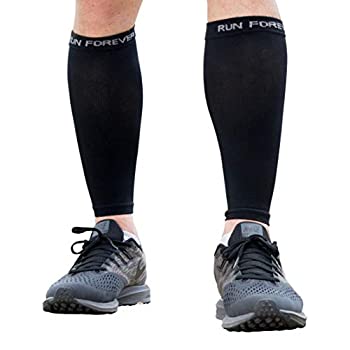 【中古】【輸入品・未使用】（ラン・フォーエバー・スポーツ）Run Forever Sports ふくらはぎ用圧縮スリーブ 脚圧縮ソックス 脛痛症&ふくらはぎの痛み緩和 男性、女性、