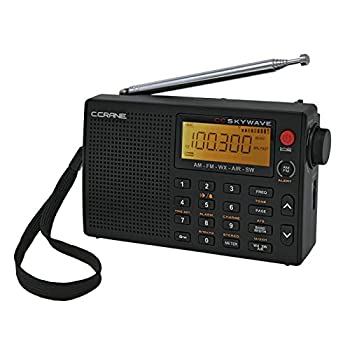 【中古】【輸入品・未使用】C Crane CC Skywave AM/FM/短波/天気/エアバンド ポータブルトラベルラジオ 時計とアラーム付き