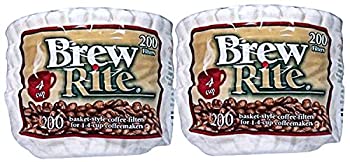 【中古】【輸入品・未使用】Brew Rite 4 Cup Coffee Basket Disposable Filters - 400 Ct by Brew Rite [並行輸入品]画像