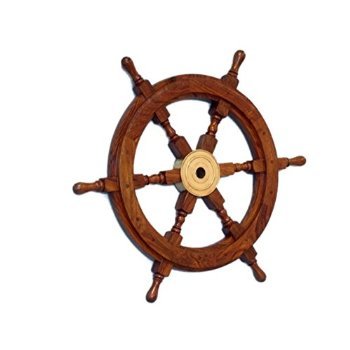 【中古】【輸入品・未使用】Handcrafted Model Ships Deluxe Class Wood and Brass Decorative Ship Wheel 18' - Nautical Home Decoration Gifts おもちゃ [並行輸入品] 25,316円