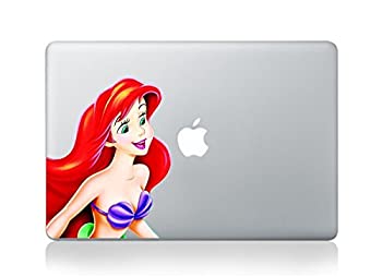 【中古】【輸入品・未使用】リトルマーメイド アリエル　人魚姫　Macbook13インチ対応 ステッカー 13.118 [並行輸入品]画像