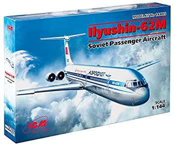 【中古】【輸入品・未使用】ICM 1/144 イリューシン IL-62M 長距離旅客機 プラモデル｜スカイマーケットプラス