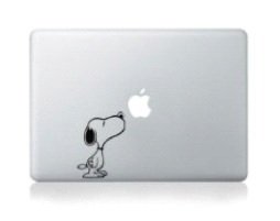 【中古】【輸入品・未使用】スヌーピー　snoopy Macbook13%ｶﾝﾏ%15インチ対応 ステッカー　B84 [並行輸入品]
