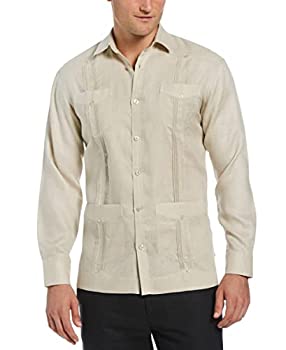 【中古】【輸入品・未使用】Cubavera メンズ 長袖 100%リネン Guayabera US サイズ: X-Large カラー: ベージュ