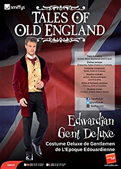 【中古】【輸入品・未使用】Smiffy's Men's Edwardian Gent Deluxe Costume%ｶﾝﾏ% Multi%ｶﾝﾏ% Medium｜スカイマーケットプラス