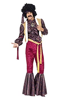 【中古】【輸入品・未使用】Smiffy's Men's 70's Psychedelic Rocker Costume%ｶﾝﾏ% Multi%ｶﾝﾏ% X-Large