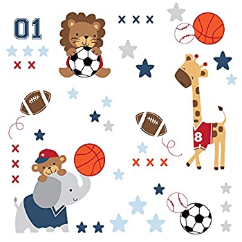 【中古】【輸入品・未使用】Lambs & Ivy Future All-Star Wall Appliques [並行輸入品]