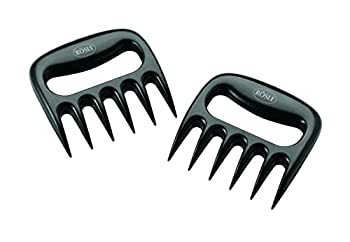 【中古】【インポート品・未当て嵌める】Rosle 25088 Pulled Pork Forks%ｶﾝﾏ% Set of 2 Meat Serving%ｶﾝﾏ% Silver