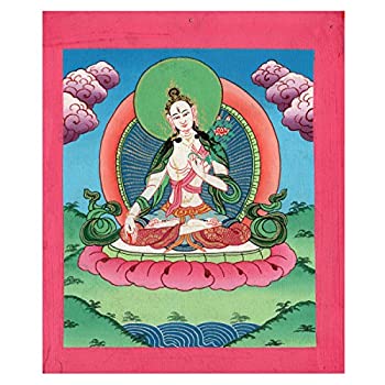 楽天市場】ホワイトターラ ( 多羅菩薩 ) 神仏画 ペンダント 観音の慈悲