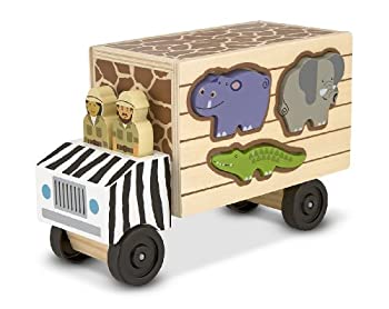 【中古】【輸入品・未使用】Animal Rescue Shape-Sorting Truck + FREE Melissa & Doug Scratch Art Mini-Pad Bundle [51804]｜スカイマーケットプラス