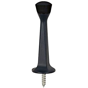 【中古】【インポート品・未当て嵌める】Designers Impressionsつや消し黒いことHeavy DutyソリッドリジッドDoor Stop w /天然ゴム手がかり: 2643???25容器に並べる