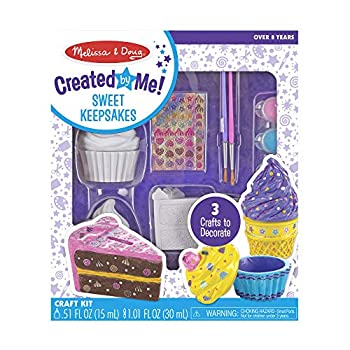 【中古】【輸入品・未使用】Melissa & Doug decorate-your-own Sweetsケーキのセットクラフトキット: 2?Treasuresボックスと銀行|スカイマーケットプラス