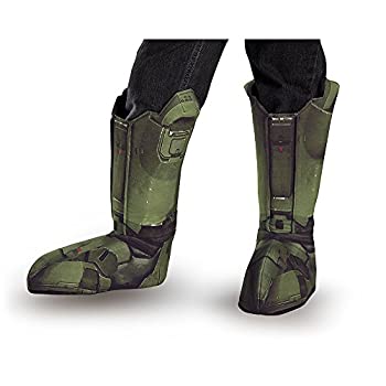 【中古】【輸入品・未使用】[Disguiseコスチューム]Disguise Costumes Disguise Master Chief Adult Costume Boot Covers%ｶﾝﾏ% Green%ｶﾝﾏ% One Size 89999AD [並行輸入品]｜スカイマーケットプラス