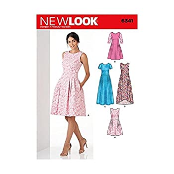 【中古】【輸入品・未使用】New Look Patterns UN6341A Misses' Dress%ｶﾝﾏ% A (6-8-10-12-14-16-18) by New Look｜スカイマーケットプラス