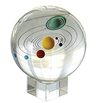 【中古】【輸入品・未使用】[アムロングクリスタル]Amlong Crystal Solar System Crystal Ball with Crystal Stand LYSB00THHMU4Q-TOYS [並行輸入品]｜スカイマーケットプラス