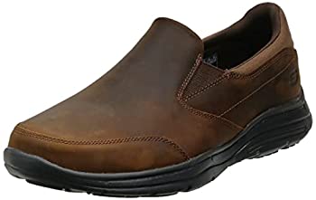 【中古】【インポート品・未当て嵌める】Skechers Men\u0027s Glides Calculous Slip-On Loafer%ｶﾝﾏ%Dark Brown%ｶﾝﾏ%8 M US