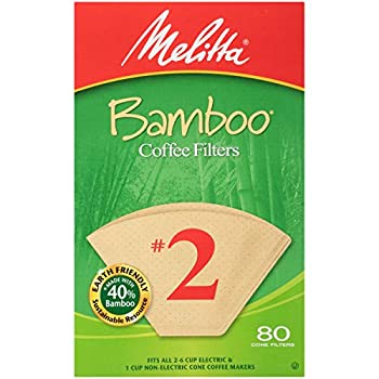 【中古】【輸入品・未使用】Melitta 63117#2 Bamboo Filters 80 Count by Melitta｜スカイマーケットプラス
